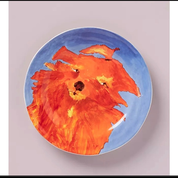 Anthropologie Carole Akins Furry Friends Desert Plate & Mug Set 5 Pieces NWT - Picture 6 of 9